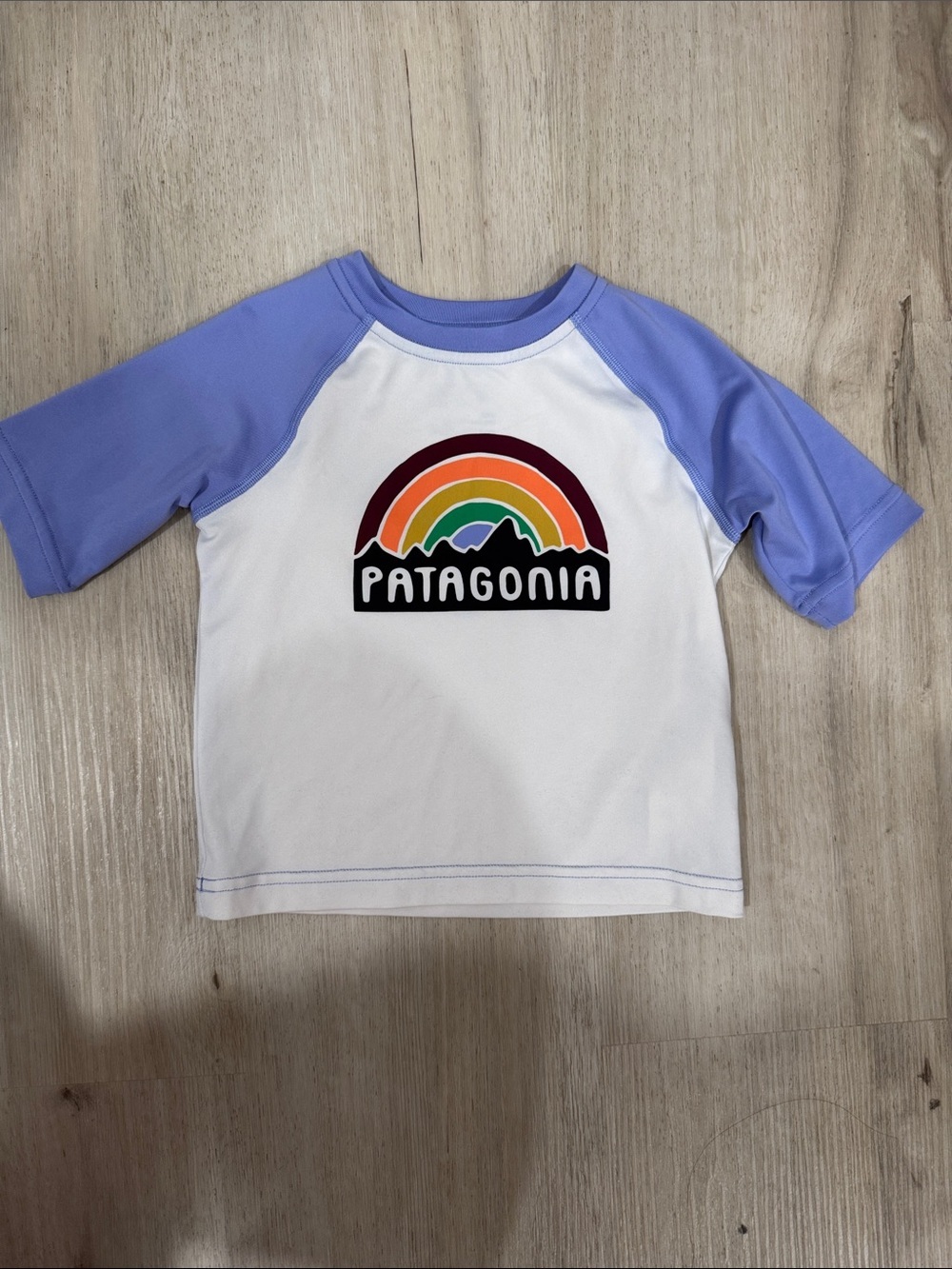 Patagonia toddler girl Rash Guard Raglan Sleeves and Rainbow rash guard swim